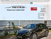 Tablet Screenshot of pre-car.de